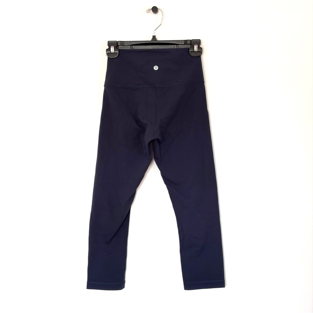 Lululemon Wunder Under Crop Leggings High-Rise Full-On Luxtreme 23" True Navy - Picture 7 of 9